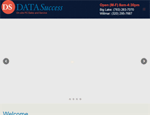 Tablet Screenshot of datasuccessinc.com